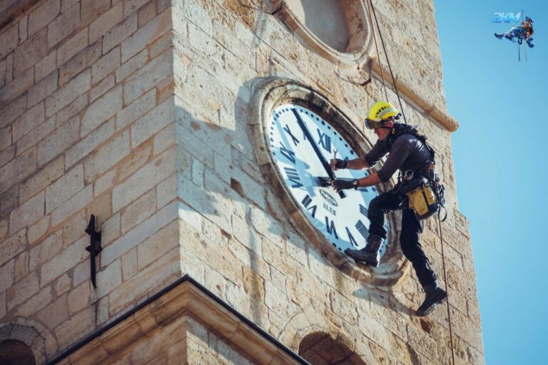 cordiste horloge eglise